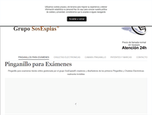 Tablet Screenshot of pinganilloparaexamenes.com